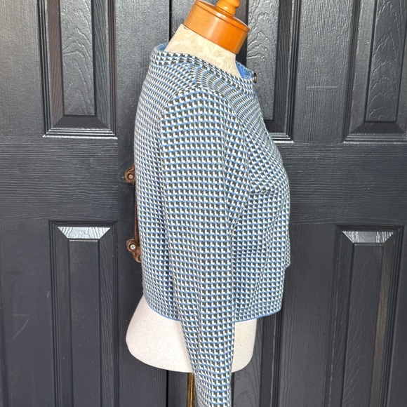 Stitches and Stripes Poplar Cardigan in Cornflower Blue - Picture 6 of 10